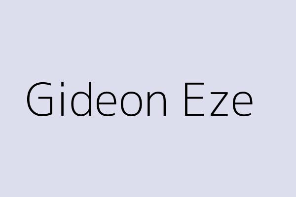 Gideon Eze